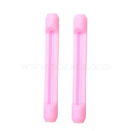 Non-slip Silicone Eyeglasses Ear Grip Tip Holder, Pearl Pink, 54x8mm(SIL-WH0004-01E)