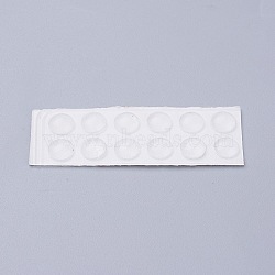 Self Adhesive Silicone Feet Bumpers, Door Cabinet Drawers Bumper Pad, Half Round/Dome, Clear, 6x2mm(DIY-WH0026-03B)