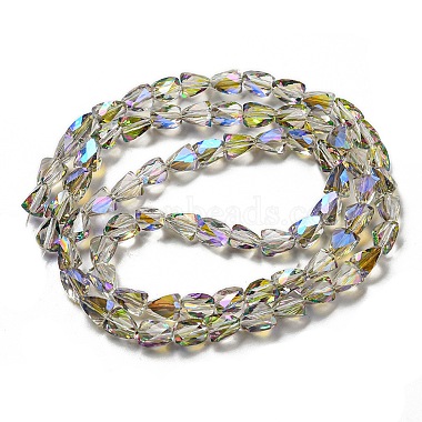 Transparent Electroplate Glass Beads Strands(GLAA-G116-03A-HR03)-2