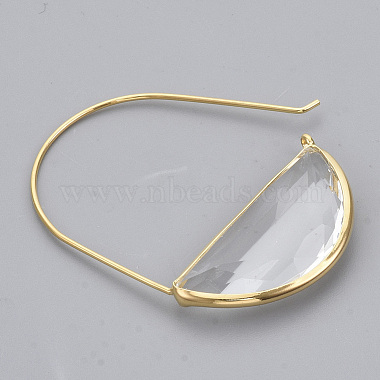 Brass Hoop Earrings(EJEW-T007-04G-02-NF)-3