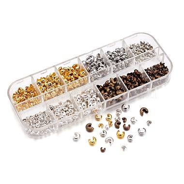 Brass Crimp Beads Covers(KK-TA0007-01)-2