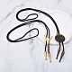 2Pcs 2 Style Adjustable Vintage PU Leather Bolo Ties(NJEW-HY0001-01)-4