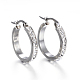 304 Stainless Steel Hoop Earrings(EJEW-N0031-11P)-1
