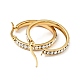 Crystal Rhinestone Hoop Earrings(EJEW-D279-01G-04)-2