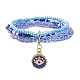 bracelet multi-brins de perles de graines de verre(BJEW-JB09578)-3