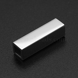 304 Stainless Steel Beads, Cuboid, Stainless Steel Color, 17x5x5mm, Hole: 3x3mm(STAS-N090-LA064-1)