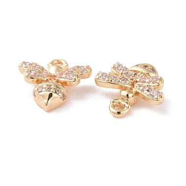 Brass Micro Pave Clear Cubic Zirconia Charms(X-KK-G418-11G)-3