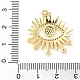 Rack Plating Brass Micro Pave Cubic Zirconia Pendants(KK-P241-17G)-3