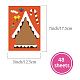 48 Sheets 8 Styles Christmas Paper Make a Face Stickers(DIY-WH0467-007)-2