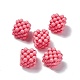 Handmade Opaque Plastic Woven Beads(KY-P015-06D)-1
