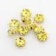 Brass Rhinestone Spacer Beads(RB-A014-L8mm-01G-NF)-1