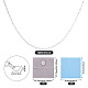 925 Sterling Silver Heart Link Chains(STER-TA0001-35)-3