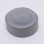 Polyester Flat Elastic Rubber Band, Webbing Garment Sewing Accessories, Gray, 50mm(EC-WH0020-02F)