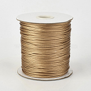 Eco-Friendly Korean Waxed Polyester Cord, BurlyWood, 1.5mm, about 169.51~174.98 Yards(155~160m)/Roll(YC-P002-1.5mm-1117)