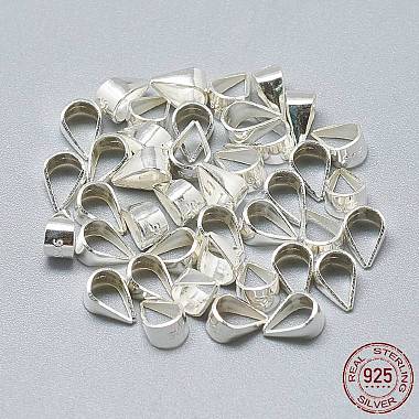 925 Sterling Silver Snap on Bails(STER-T002-216S)-4