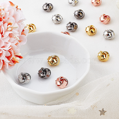 SUPERFINDINGS 16Pcs 4 Colors Brass Beads(FIND-FH0004-19)-4
