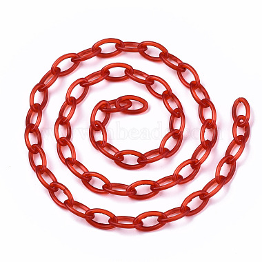 Handmade Transparent ABS Plastic Cable Chains(X-KY-S166-001D)-2
