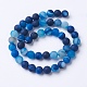 Natural Grade A Striped Agate/Banded Agate Beads Strands(G-E478-05-8mm)-2