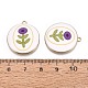 Printed Alloy Enamel Pendants(ENAM-N072-03KCG-03)-3