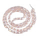 Electroplate Opaque Solid Color Glass Beads Strands(EGLA-N002-25-B06)-2