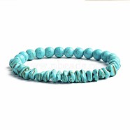 Turquoise Bracelet with Elastic Rope Bracelet, Male and Female Lovers Best Friend(DZ7554-27)