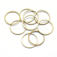 Brass Linking Rings, Ring, Lead Free & Cadmium Free & Nickel Free, Raw(Unplated), 18x1mm, Inner Diameter: 16mm(KK-J270-82C-18mm-RS)