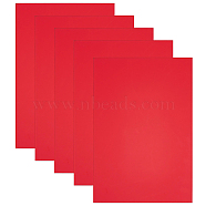 Transparent Acrylic Sheet, Rectangle, for Craft Picture Frame Display Project, Red, 180x120x3mm(FIND-WH0152-142A)