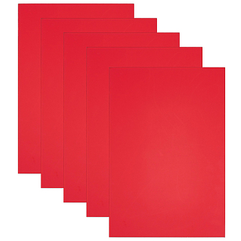Transparent Acrylic Sheet, Rectangle, for Craft Picture Frame Display Project, Red, 180x120x3mm