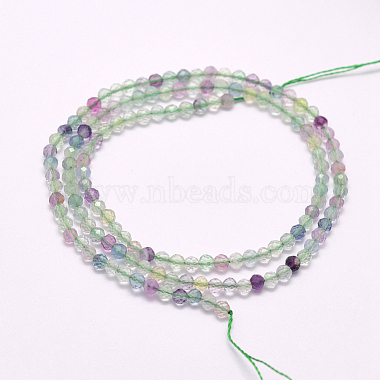Natural Fluorite Beads Strands(G-F596-32-3mm)-2