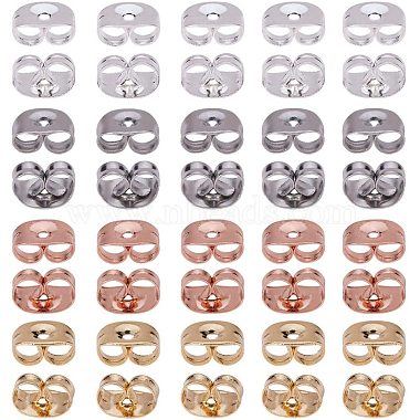 Mixed Color Stainless Steel Ear Nuts