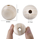 Unfinished Natural Wood Beads(X-WOOD-S651-A30mm-LF)-3