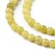 naturels de citron jade perles brins(G-G0003-C02-C)-4