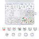 178Pcs 12 Style Transparent Acrylic Beads(TACR-CA0001-19)-1