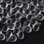 Transparent Acrylic Beads, Heart, Clear, 17.5x22x10mm, Hole: 1.4mm(X1-MACR-S373-70-B01)