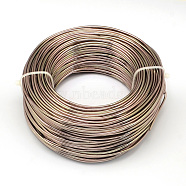 Round Aluminum Wire, Flexible Craft Wire, for Beading Jewelry Doll Craft Making, Camel, 20 Gauge, 0.8mm, 300m/500g(984.2 Feet/500g)(AW-S001-0.8mm-15)