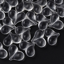 Transparent Acrylic Beads, Heart, Clear, 17.5x22x10mm, Hole: 1.4mm(X1-MACR-S373-70-B01)