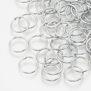 Iron Jump Rings, Open Jump Rings, Cadmium Free & Lead Free, Raw(Unplated), 21 Gauge, 5x0.7mm, Inner Diameter: 3.5mm, about 16600pcs/1000g