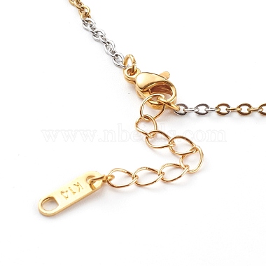 304 Stainless Steel Cable Chain Necklaces(NJEW-JN03425)-3