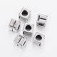 304 Stainless Steel Large Hole Letter European Beads(STAS-H428-01AS-T)-1