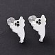 Alloy Ghost Stud Earrings with Steel Pin(EJEW-E143-11)-2