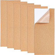 Cork Insulation Sheets, for Coaster, with Adhesive Back, Wall Decoration, Party and DIY Crafts Supplies, Rectangle, Peru, 35x15x0.2cm(AJEW-BC0001-86A)