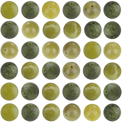 46Pcs Natural Taiwan Jade Beads, Round, 8mm, Hole: 1.5mm(G-SC0003-59)
