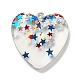 Independence Day Transparent Resin Pendants(RESI-U007-01B)-1