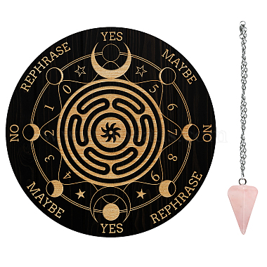 Rose Quartz Dowsing Pendulum Kits