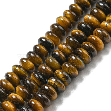 Rondelle Tiger Eye Beads