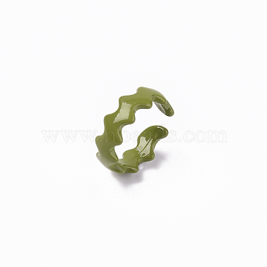 Spray Painted Alloy Cuff Rings(RJEW-T011-16-RS)-3