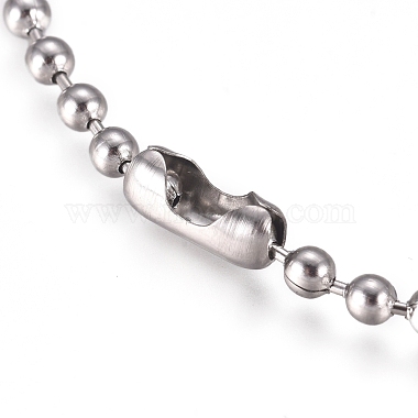 304 Stainless Steel Ball Chain Bracelets(X-STAS-D233-01P)-2