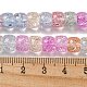 Transparent Spray Painting Crackle Glass Beads Strands(GLAA-NH0001-05A)-4