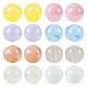 Pandahall 80Pcs 8 Colors Opaque Acrylic Beads(OACR-TA0001-23)-1