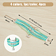 4Pcs 4 Colors Imitation Leather Multi-strand Bracelets Set(BJEW-FI0001-18)-2
